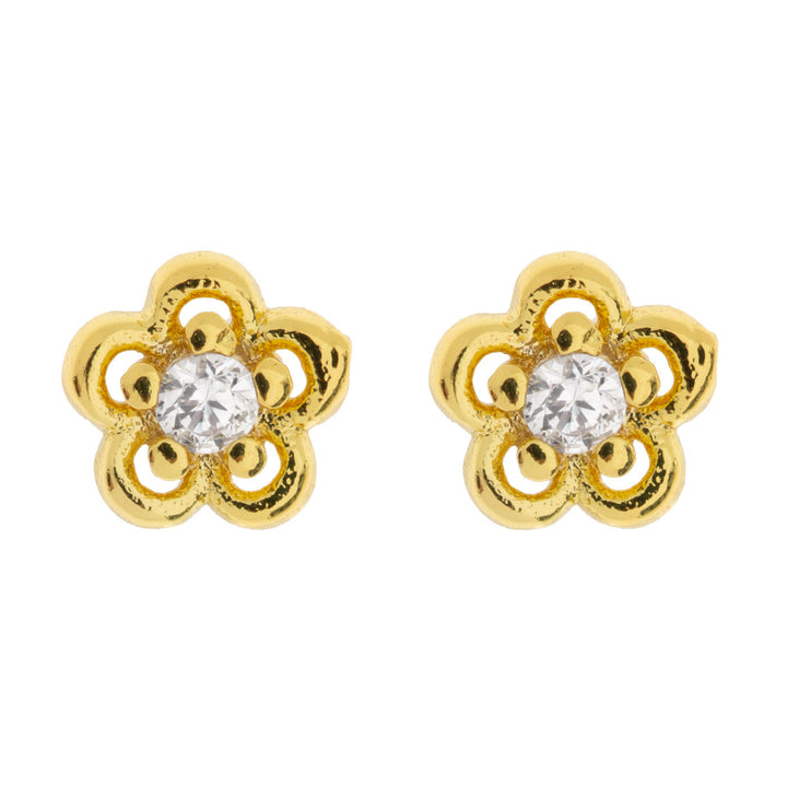 Krystall Huggie og øredobber gavesett