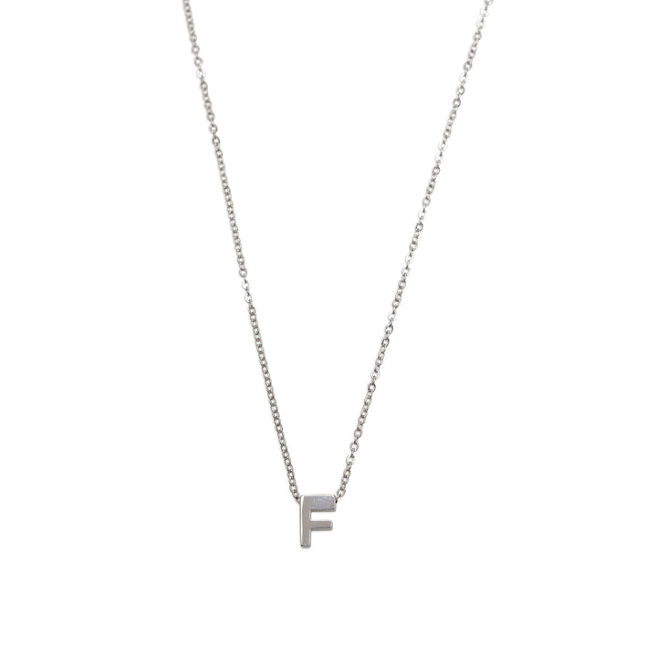 Viola - Bokstavhalskjede Rustfritt Stål Sølv