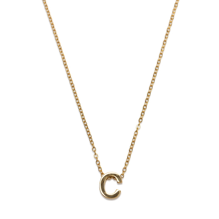 Viola - Bokstavhalskjede Rustfritt Stål Gull