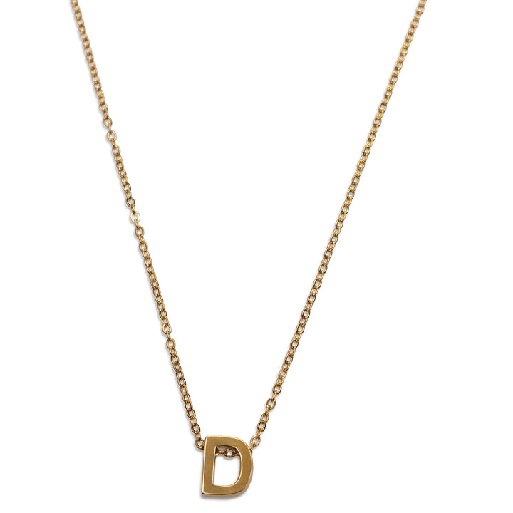 Viola - Bokstavhalskjede Rustfritt Stål Gull