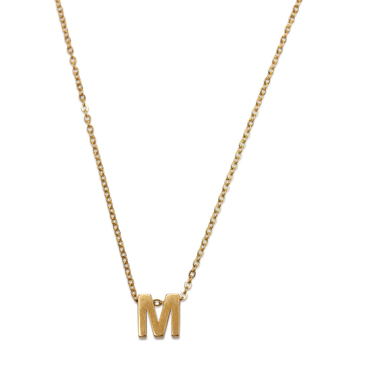 Viola - Bokstavhalskjede Rustfritt Stål Gull