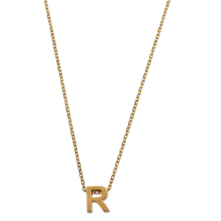 Viola - Bokstavhalskjede Rustfritt Stål Gull