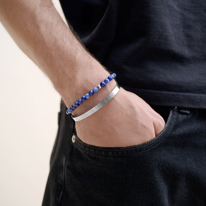 Tristan - Sleek Bangle Bracelet Stainless Steel