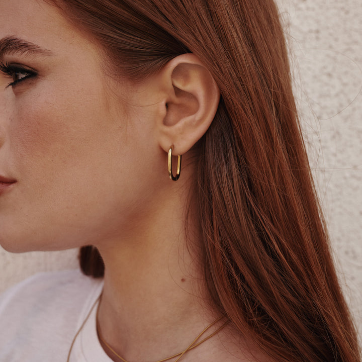 Pernille - Hoop Earrings Stainless Steel