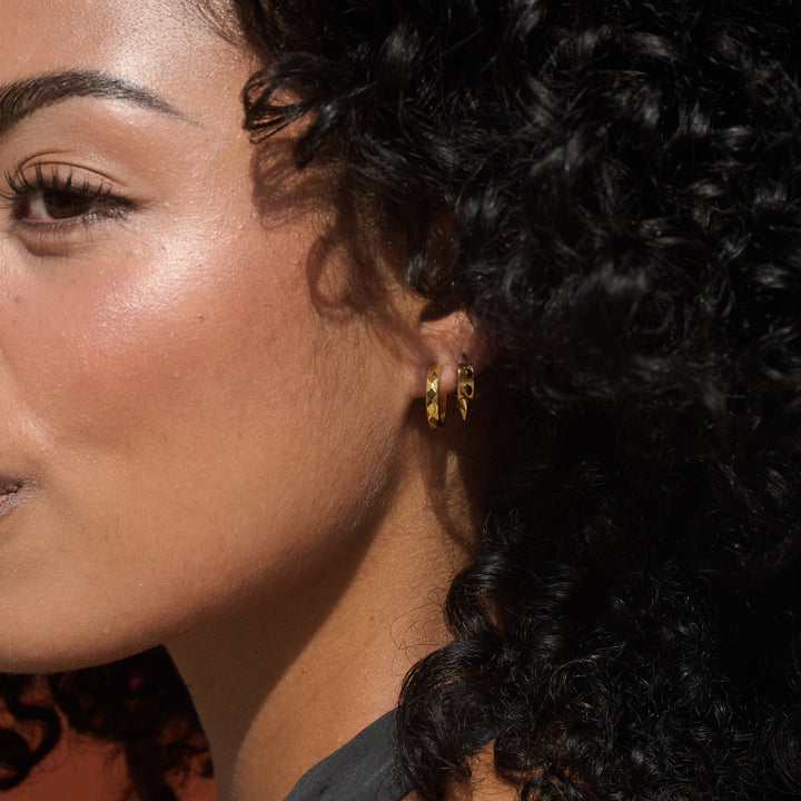 Noor - Spike Øredobber 16mm Rustfritt Stål