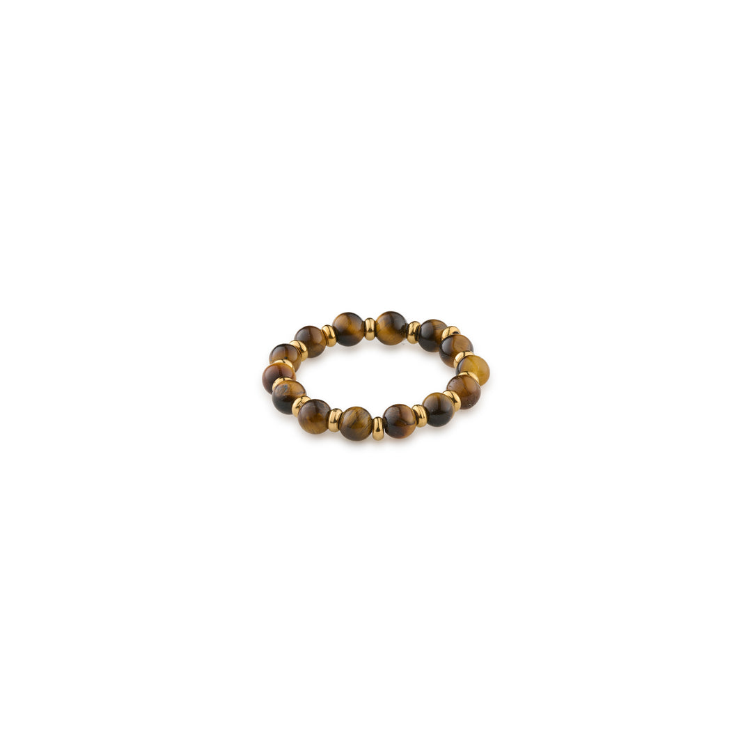 Stone and Bead Ring