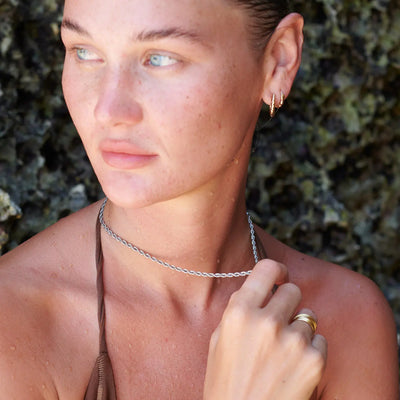 Eden - Twisted Chain Halskjede Rustfritt stål