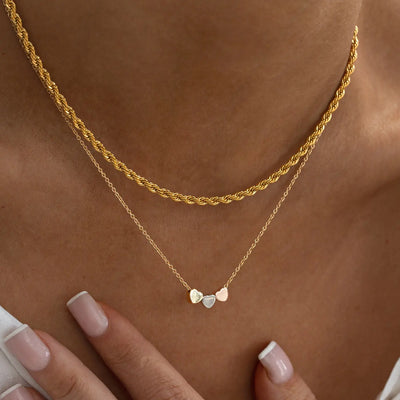 Eden - Twisted Chain Halskjede Rustfritt stål