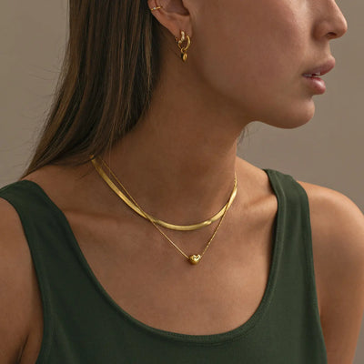 Ivy - Snake Chain Halskjede Rustfritt stål