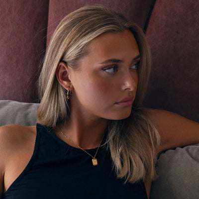 Jules - Love Tag Halskjede rustfritt stål