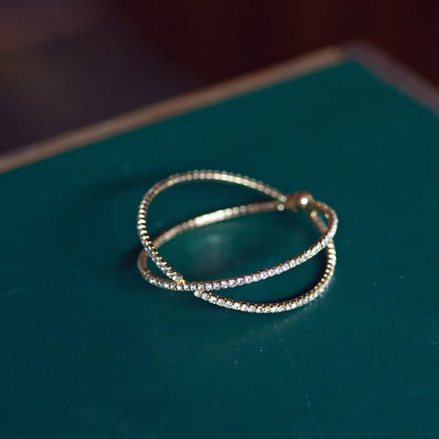 Valeria - Cross Crystal Armbånd