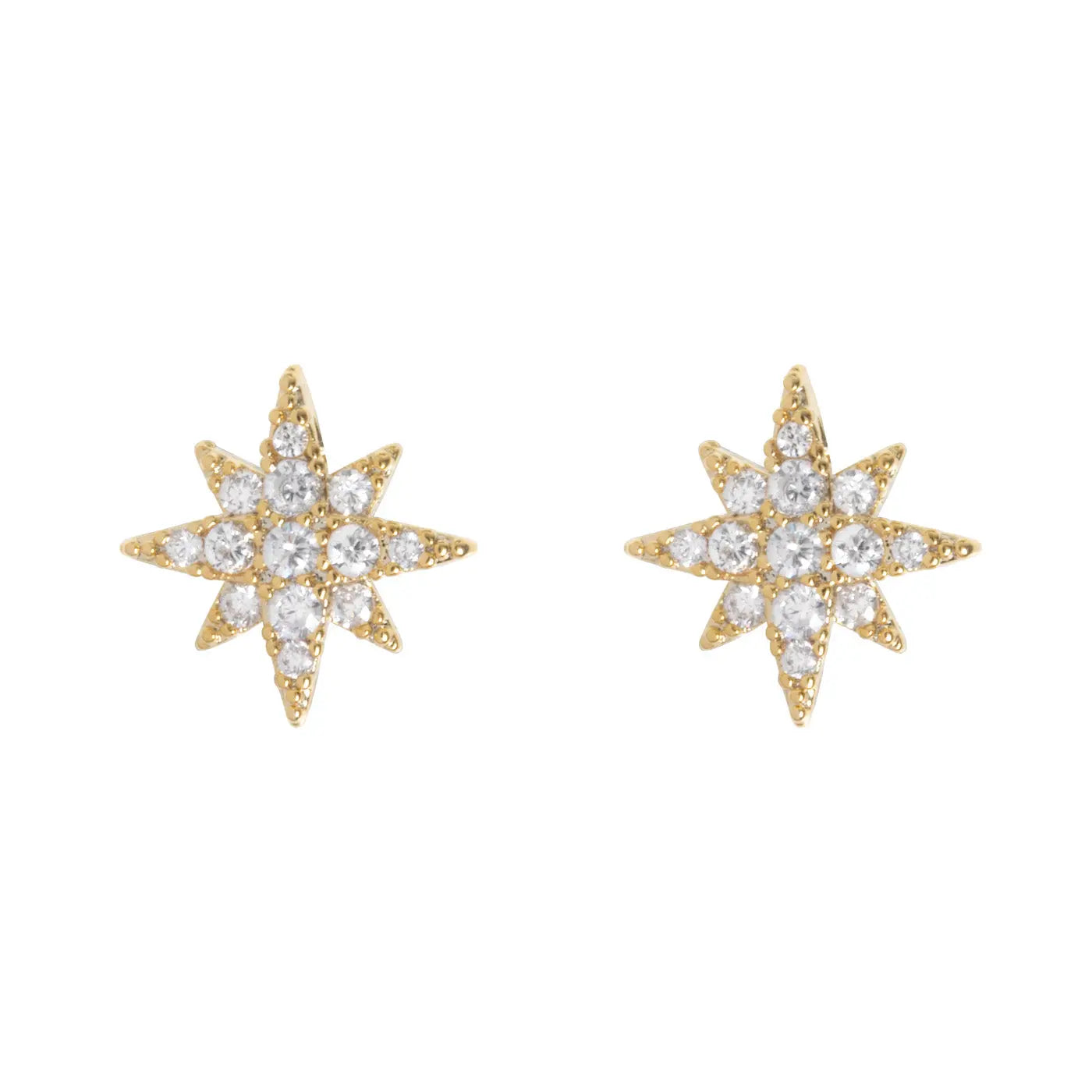 Aurora - Crystal Star Stud Earrings