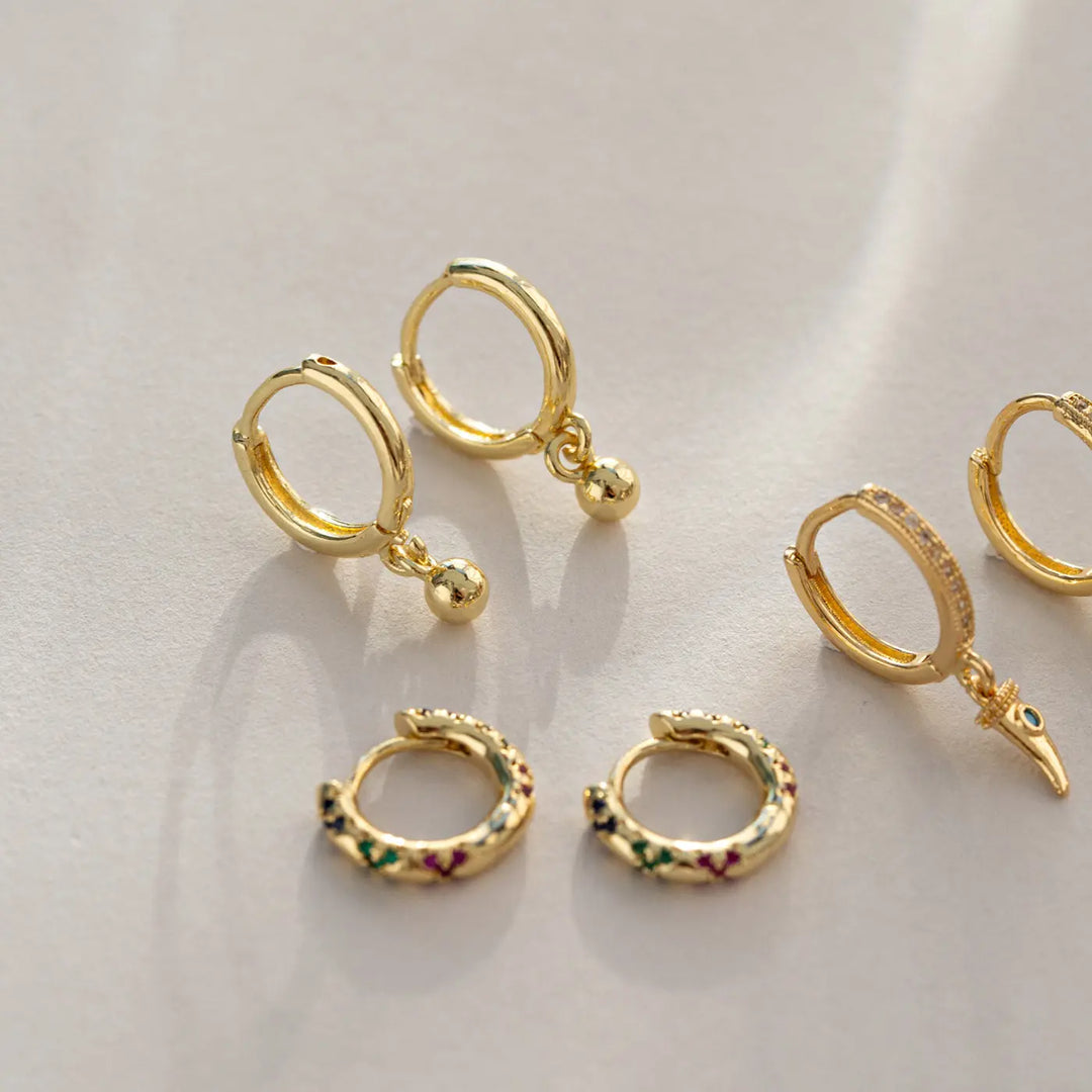 Kailo - Ball Hoop Earrings Timi of Sweden