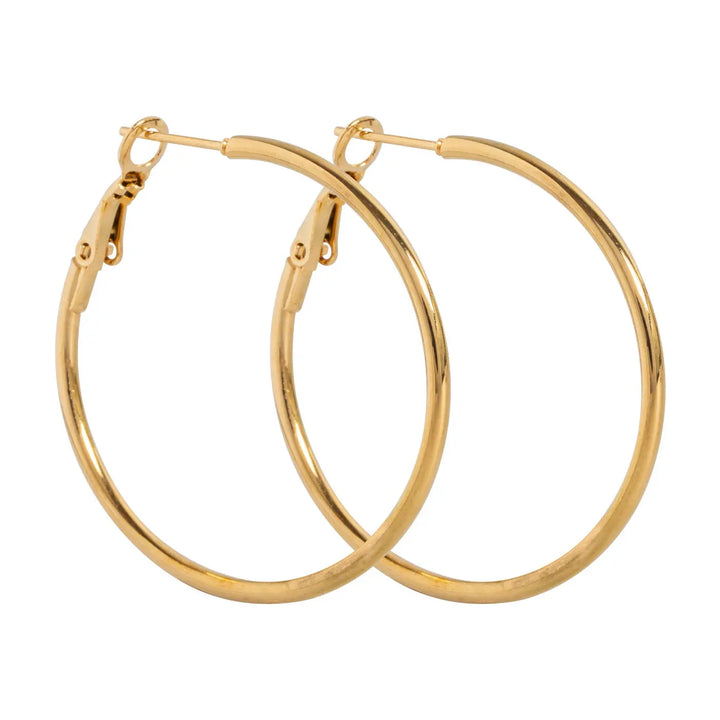 Jo - Medium Hoop Earrings 35 mm Stainless Steel Timi of Sweden