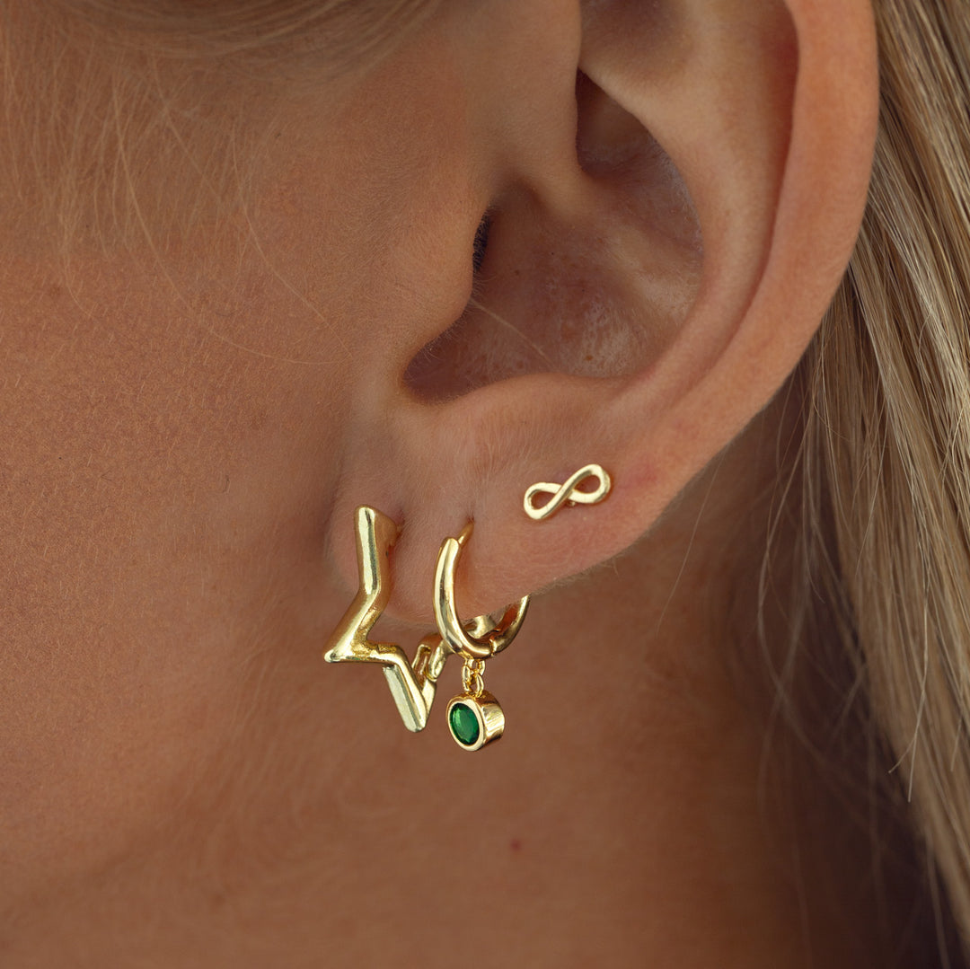 Noa - Small Infinity Stud øredobber