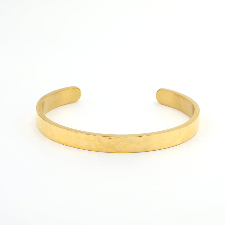 Claudia - Hamret Bangle Armbånd Rustfritt Stål