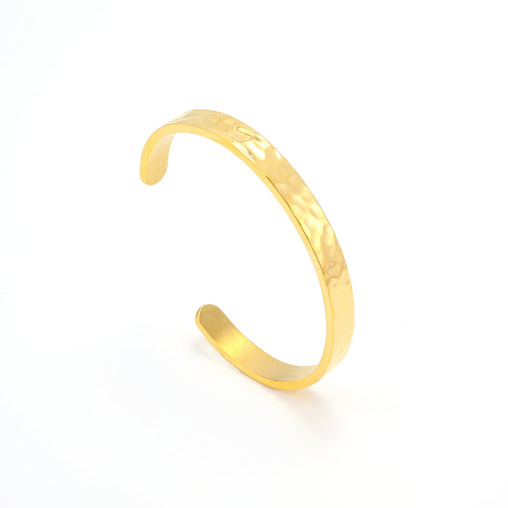 Claudia - Hamret Bangle Armbånd Rustfritt Stål