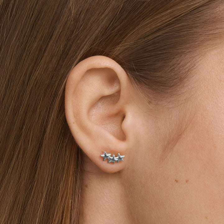 Skylar - Star Climber Earrings Mini Stainless Steel