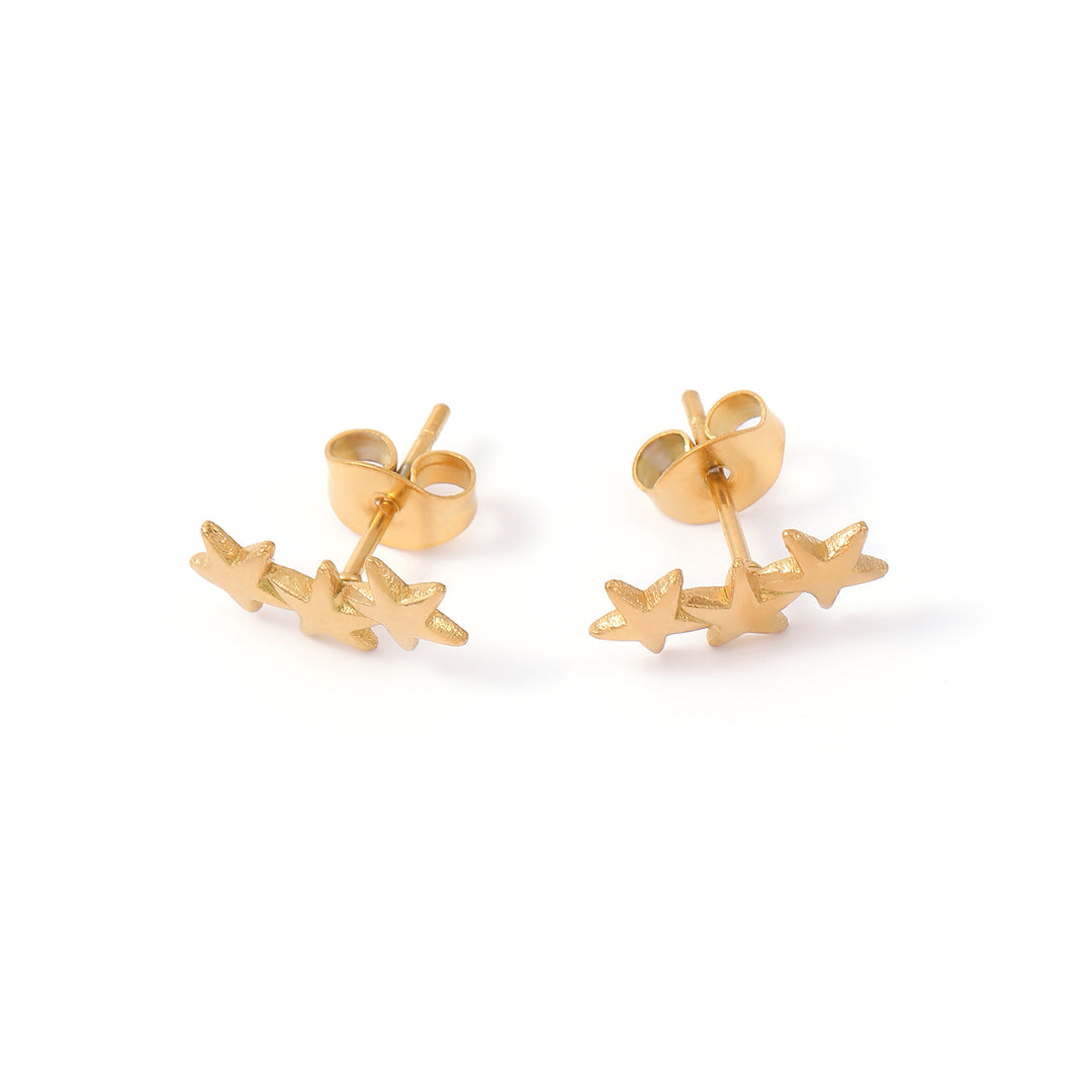 Skylar - Star Climber Earrings Mini Stainless Steel