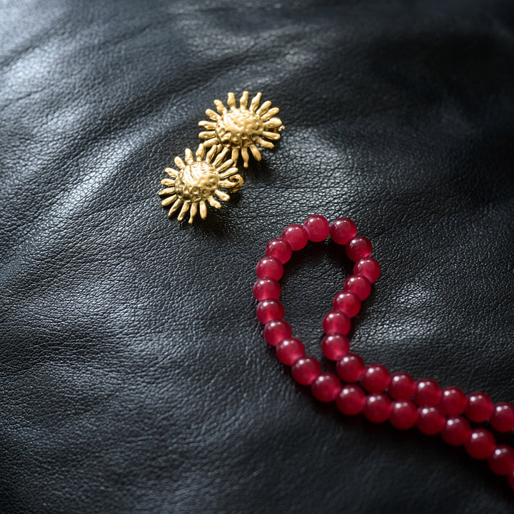 Helmi - Glassbeads Necklace Red