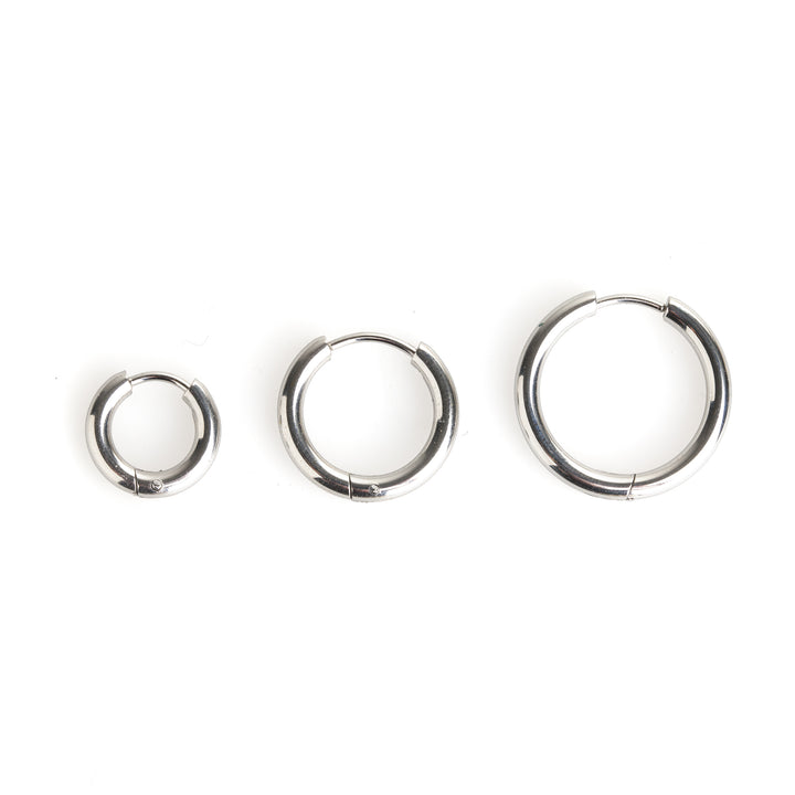 Hollie - Hoops Øredobber 13mm rustfritt stål