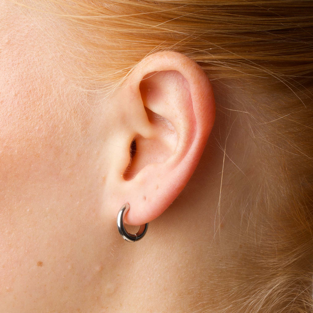 Hollie - Hoops Øredobber 13mm rustfritt stål