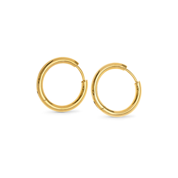 Hollie - Hoops Øredobber 13mm rustfritt stål