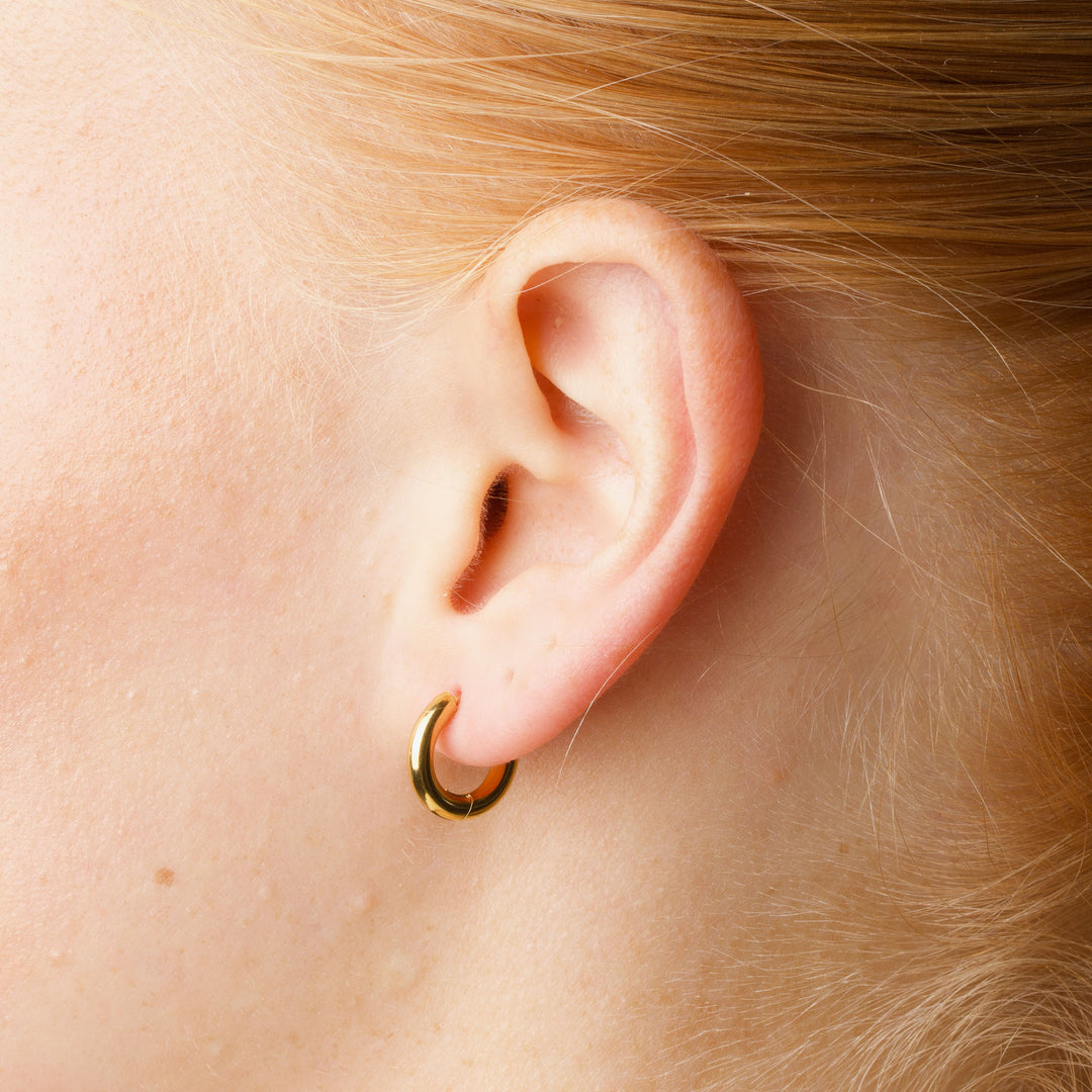 Hollie - Hoops Øredobber 13mm rustfritt stål