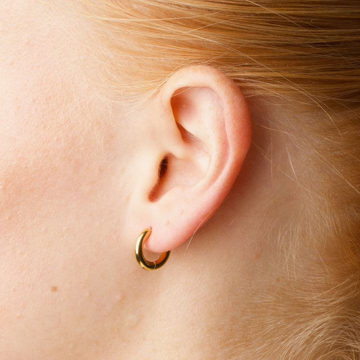 Hollie - Hoops Øredobber 13mm rustfritt stål