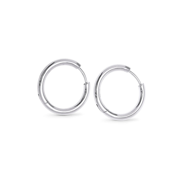 Hollie - Hoops Øredobber 17mm Rustfritt Stål
