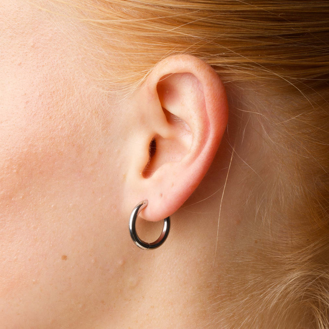 Hollie - Hoops Øredobber 17mm Rustfritt Stål