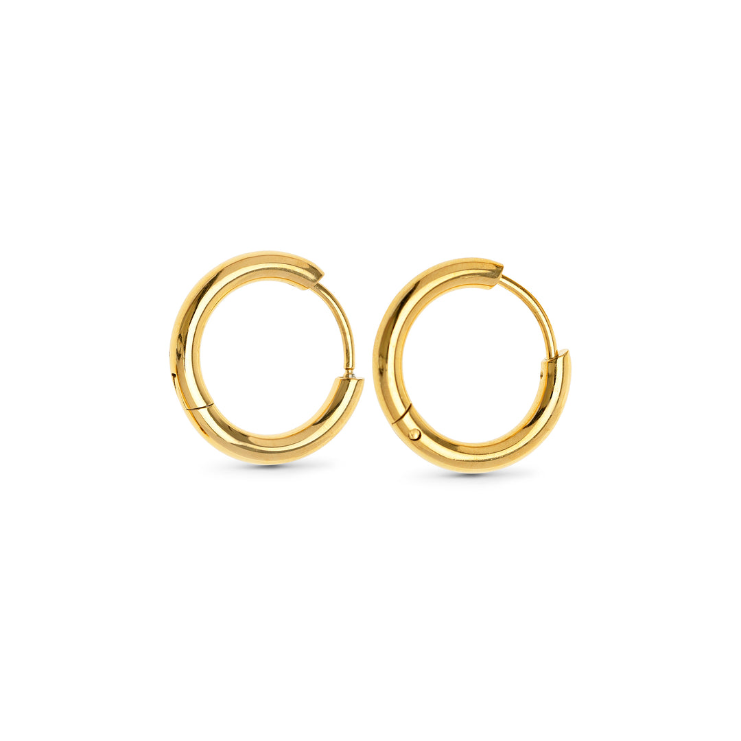 Hollie - Hoops Øredobber 17mm Rustfritt Stål