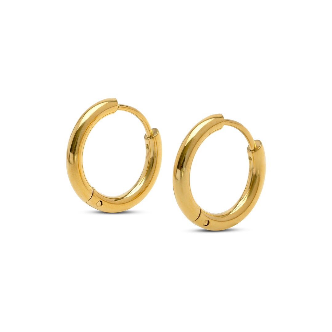 Hollie - Hoops Øredobber 21mm Rustfritt Stål
