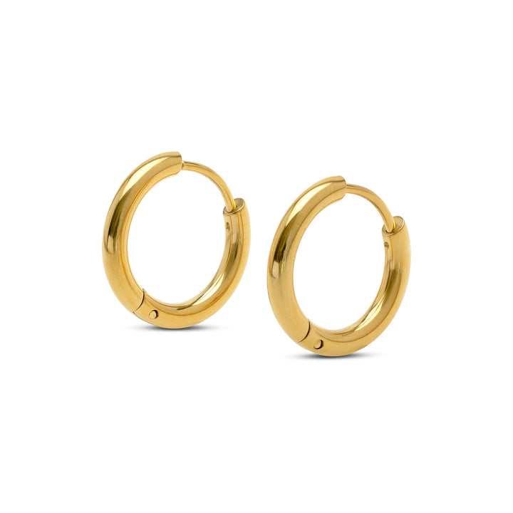 Hollie - Hoops Øredobber 21mm Rustfritt Stål