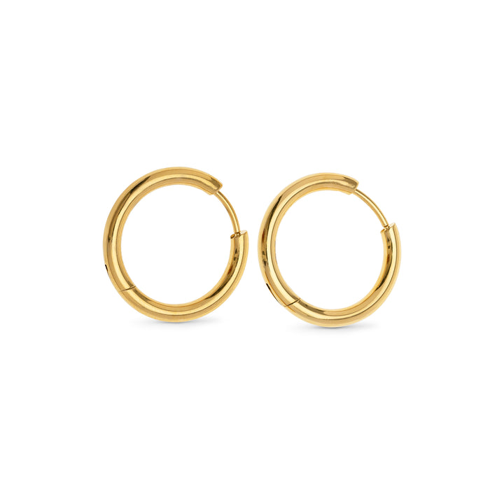 Hollie - Hoops Øredobber 21mm Rustfritt Stål