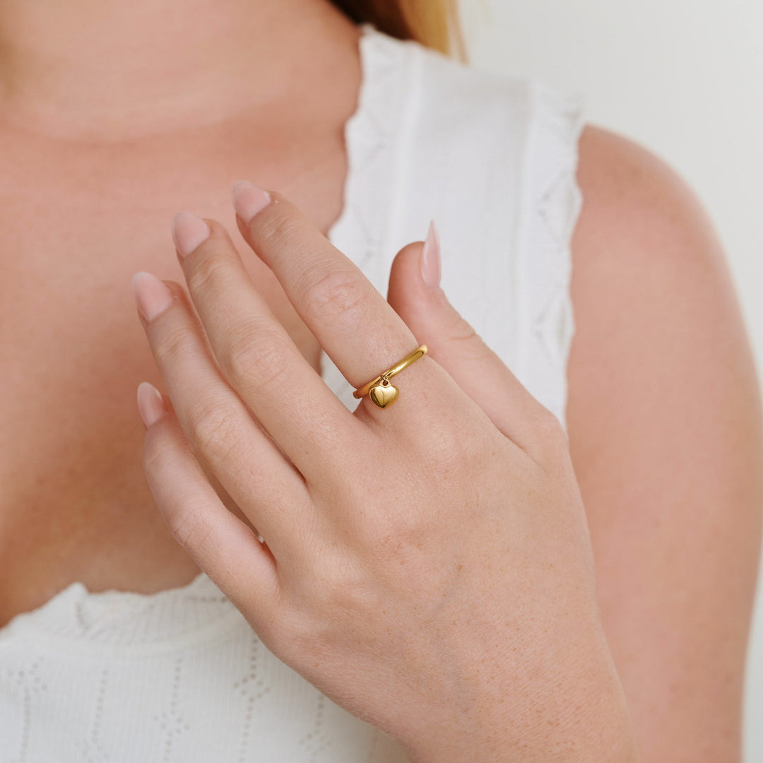 Iselin - Hjertering Rustfritt Stål