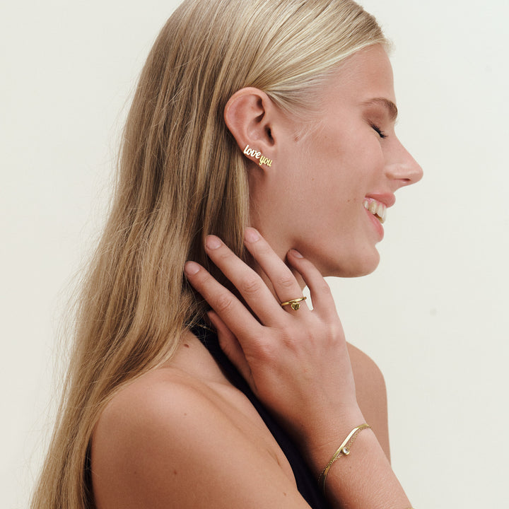 Iselin - Hjertering Rustfritt Stål