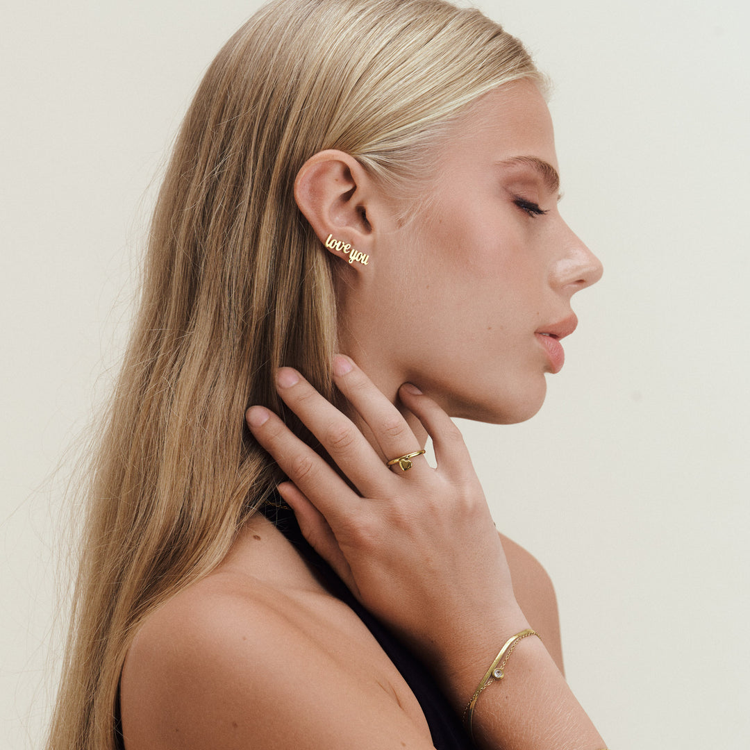 Iselin - Hjertering Rustfritt Stål