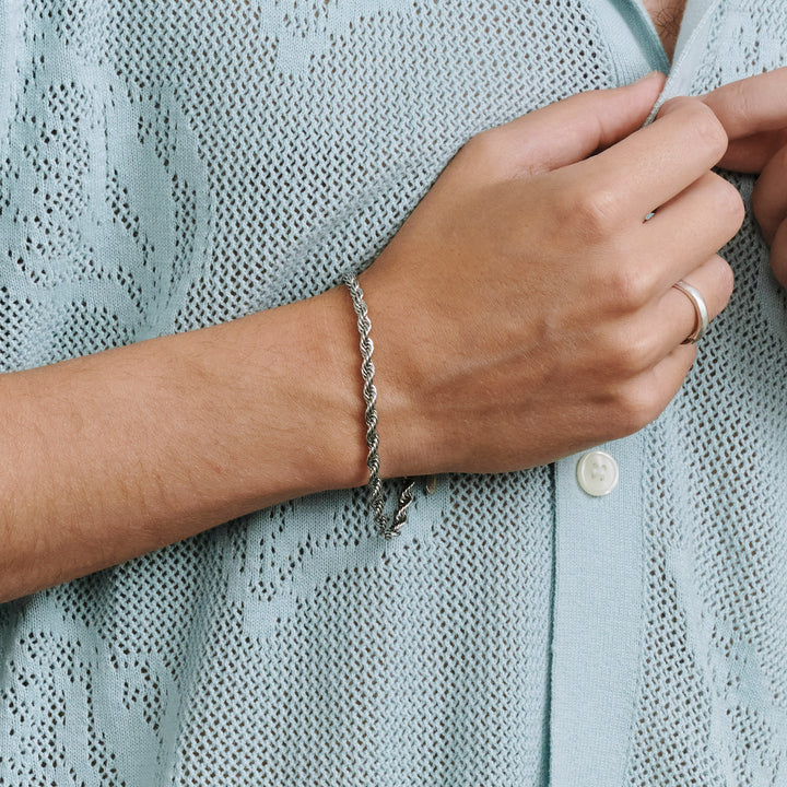 Gustav - Rope Chain Armbånd Rustfritt Stål