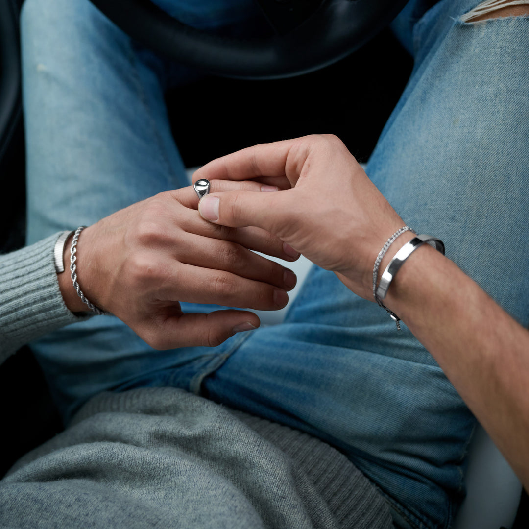 Gustav - Rope Chain Armbånd Rustfritt Stål