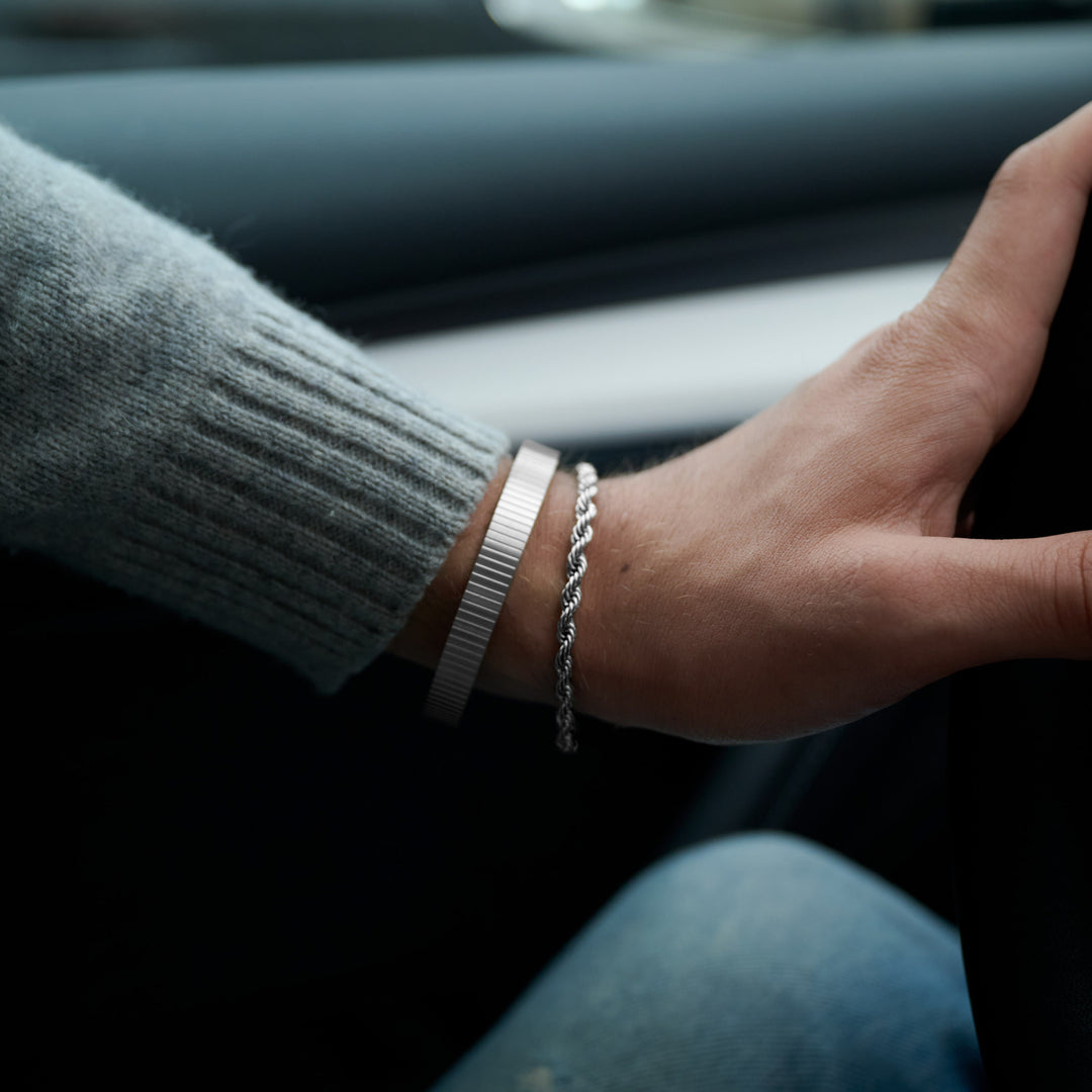 Gustav - Rope Chain Armbånd Rustfritt Stål