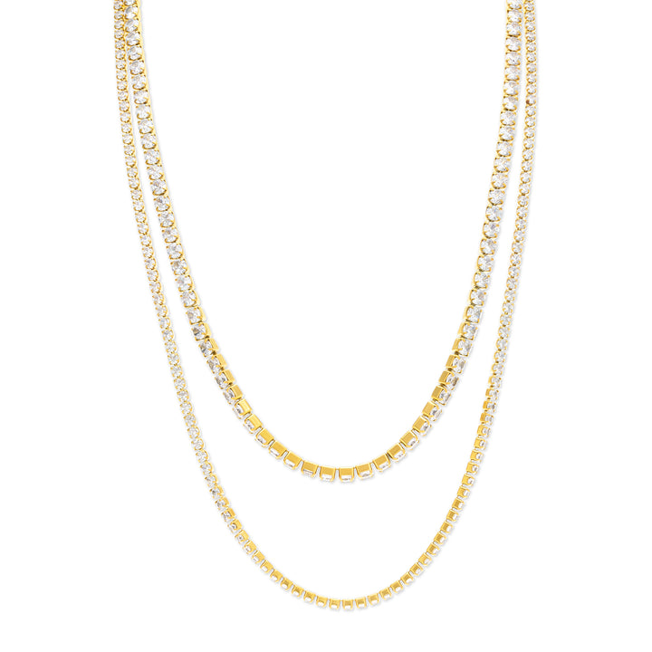 Melina - Halskjede Krystall Rustfritt Stål