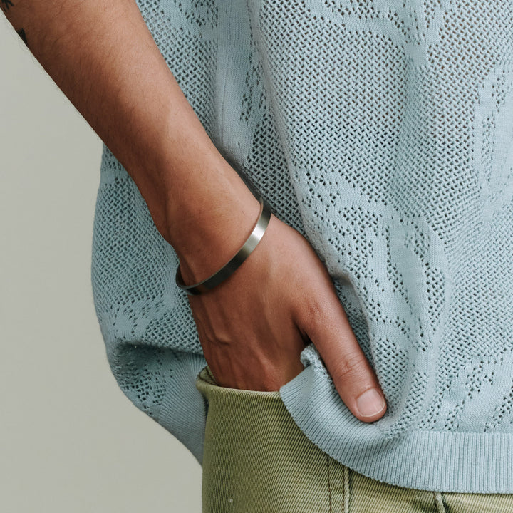 Tristan - Sleek Bangle Armbånd Rustfritt Stål