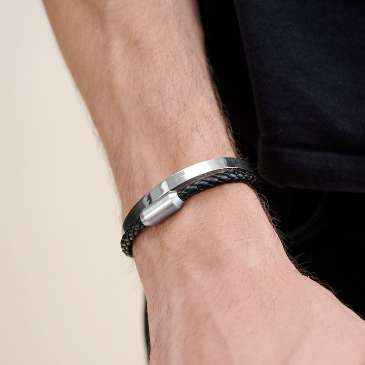 Tristan - Sleek Bangle Armbånd Rustfritt Stål