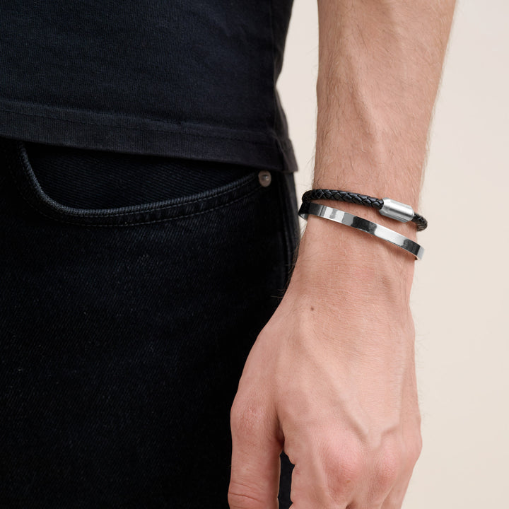 Tristan - Sleek Bangle Armbånd Rustfritt Stål