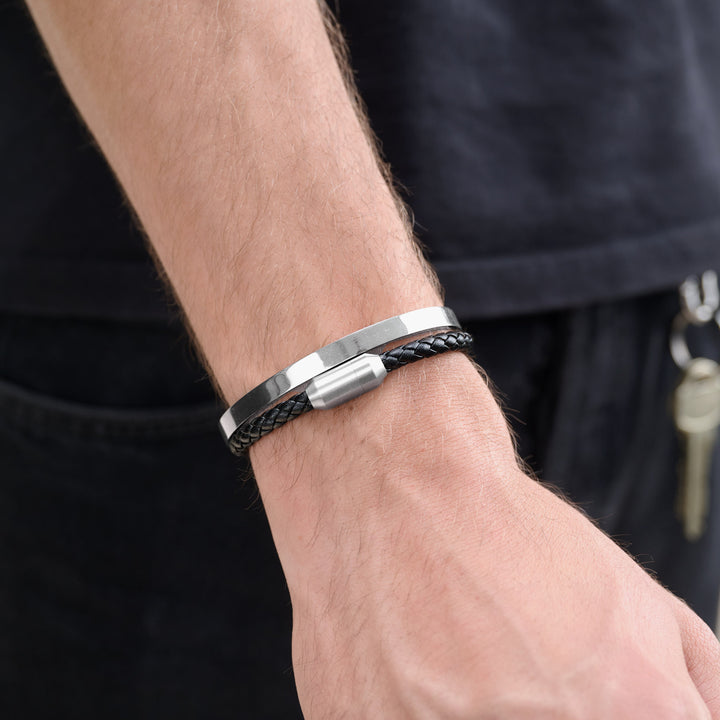 Tristan - Sleek Bangle Armbånd Rustfritt Stål