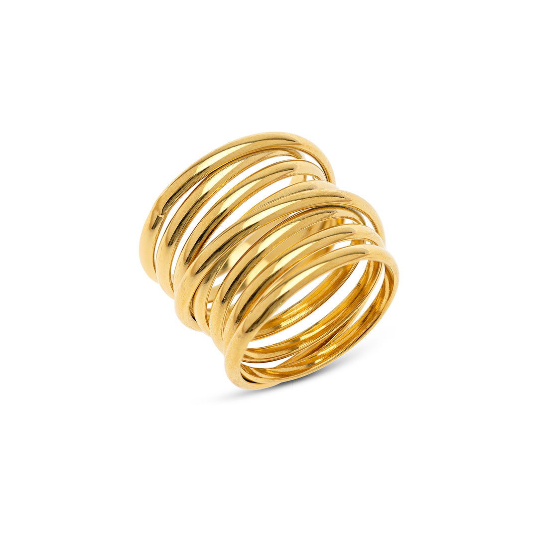 Kylie - Multilayer Ring Rustfritt Stål