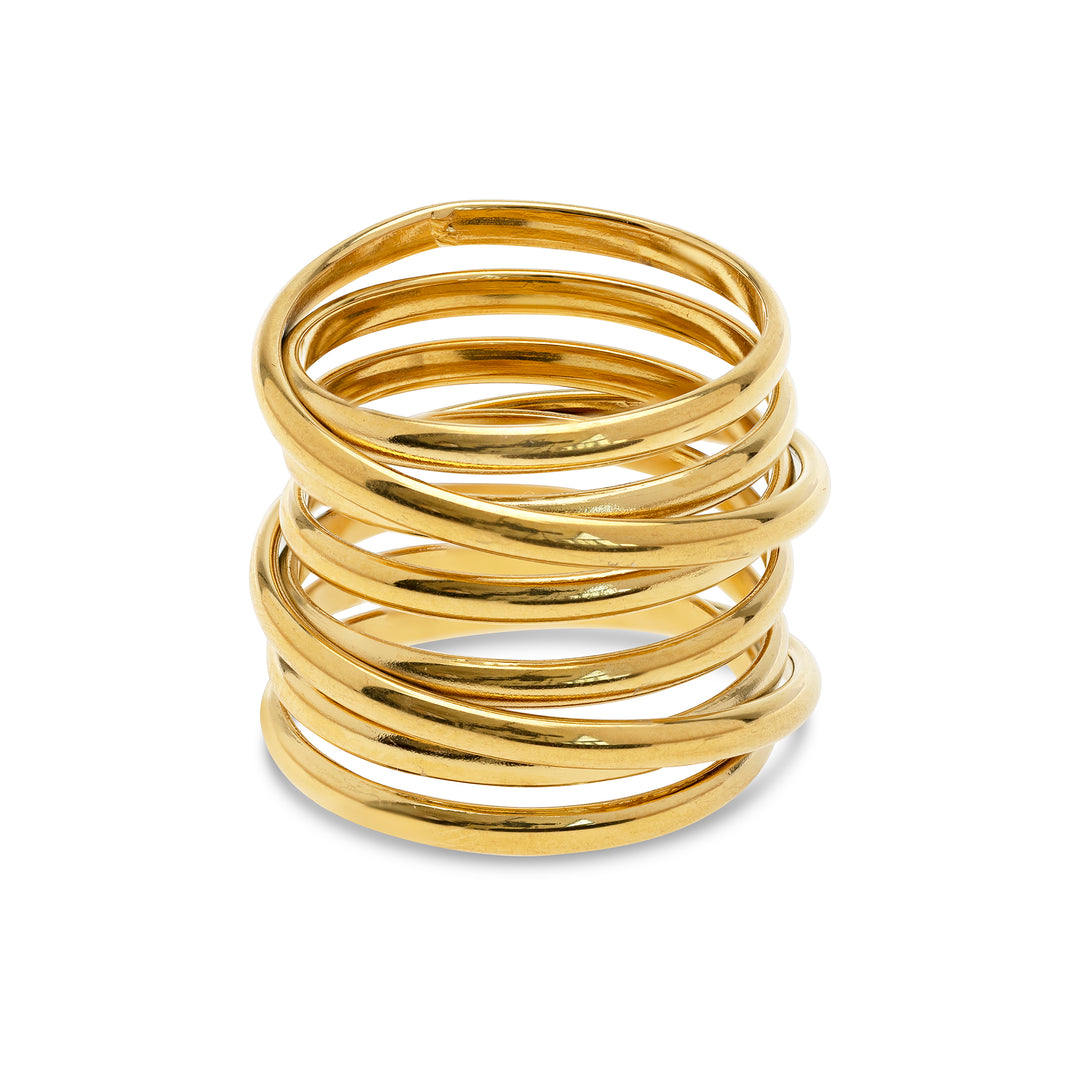 Kylie - Multilayer Ring Rustfritt Stål