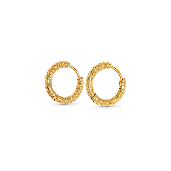 Torun - Øredobber Hoops 16mm Rustfritt Stål