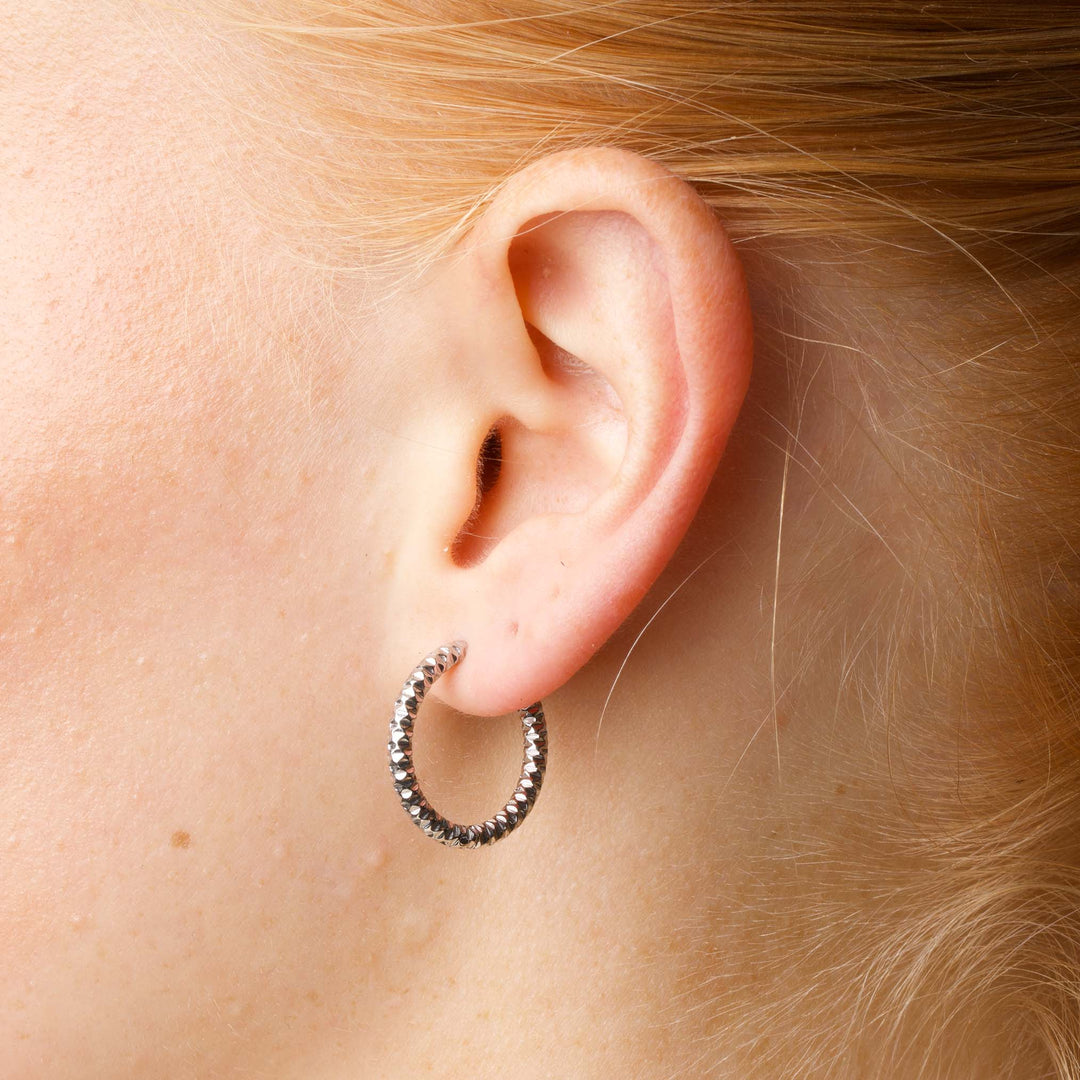 Torun - Øreringer Hoops 20mm Rustfritt stål